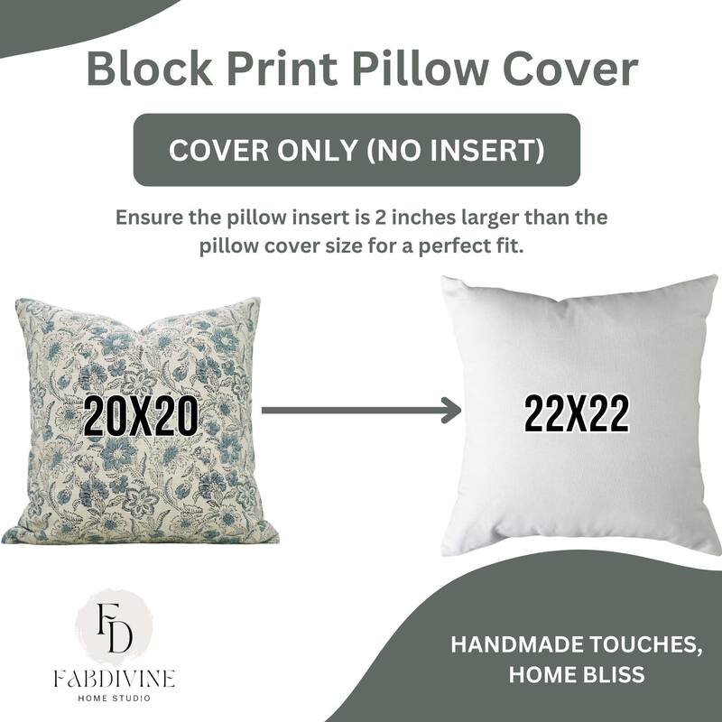 Home Decor Linen Blend Pillow Cover by Fabdivine- JARUL