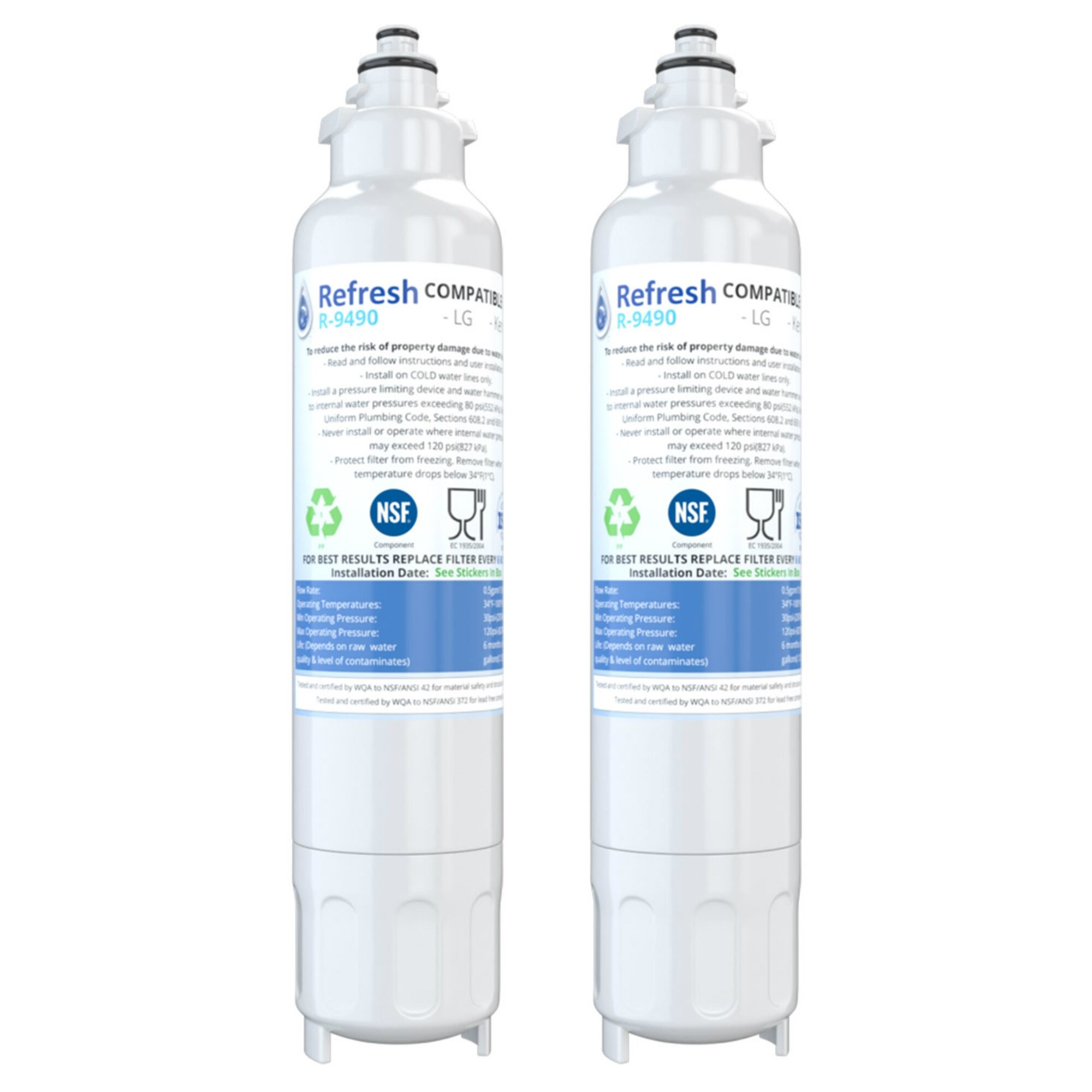 Replacement For Lg Lsxs26366d Refrigerator Water Filter By Refresh Foundationmillennium Com