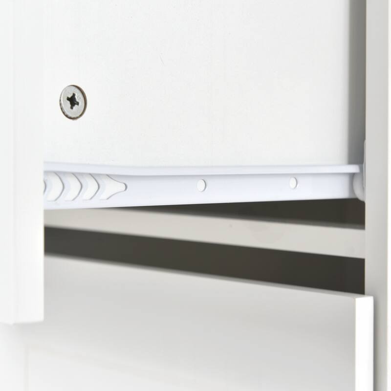 Rolling Mobile Kitchen Island with Drop Leaf - Solid Wood Top