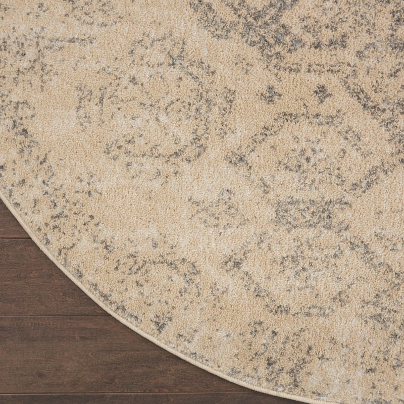 Nourison Tranquil Vintage French Country Contemporary Geometric Area Rug