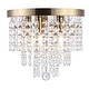 preview thumbnail 31 of 45, GetLedel Modern 5-Light Crystal Flush Mount Chandelier