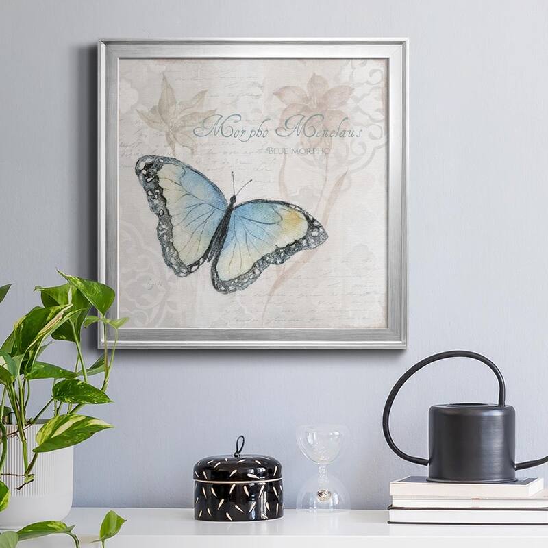 Postcard Butterfly III-Premium Framed Canvas - Ready to Hang