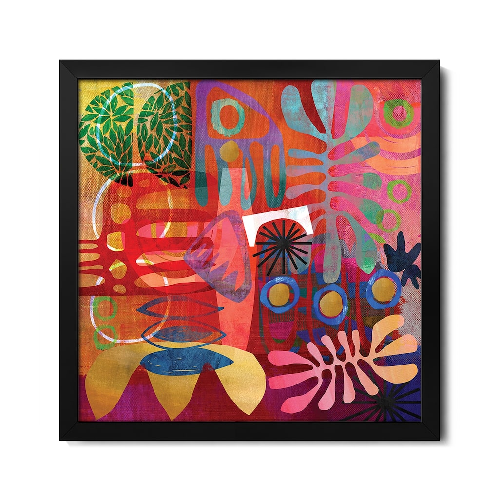 African Abstract Premium Framed Poster by Nikki Chu
