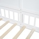 preview thumbnail 9 of 28, Low Loft Elegant Bed Twin Size with Full Safety Fence, Climbing ladder, Storage Drawers and Trundle Gray Solid Wood Bed