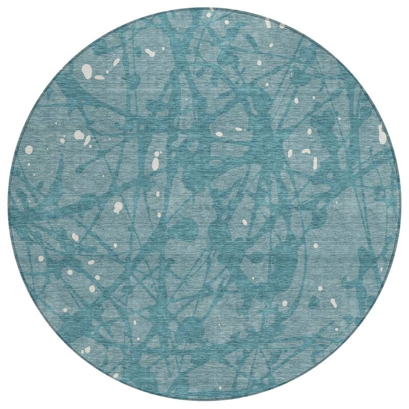 Machine Washable Indoor/ Outdoor Modern Campo Chantille Rug