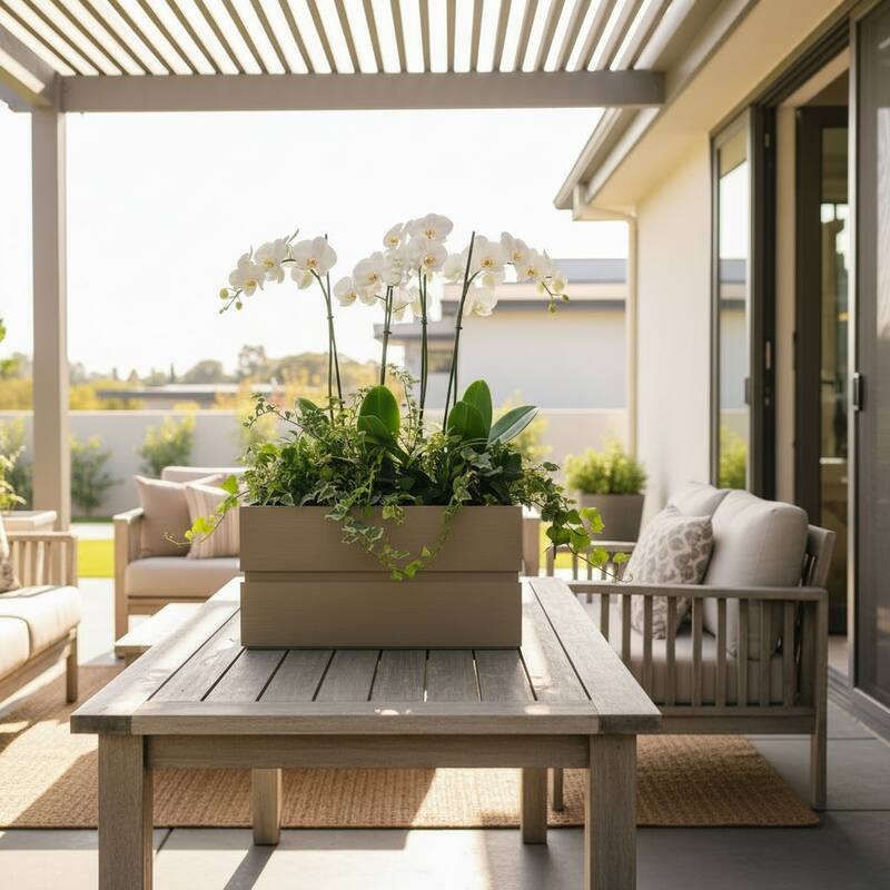 Rectanglar Terrace Planter Short