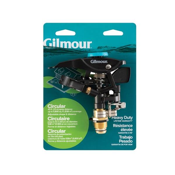 Gilmour 801673 4002 Heavy Duty Replacement Sprinkler Head 5800 Sq Ft Black On Sale Overstock 13428942