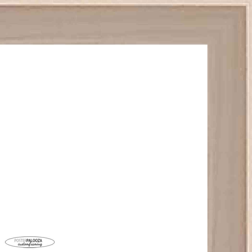 12x9 Canvas Floater Frame Light Pine Wood Stretched Canvas Mounting