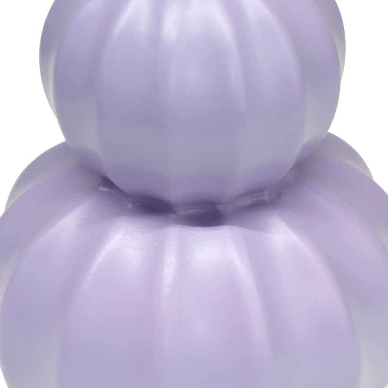 Double Gourd Ceramic Table Lamp with Fabric Shade - 6 x 6 x 13 in. (L x W x H)