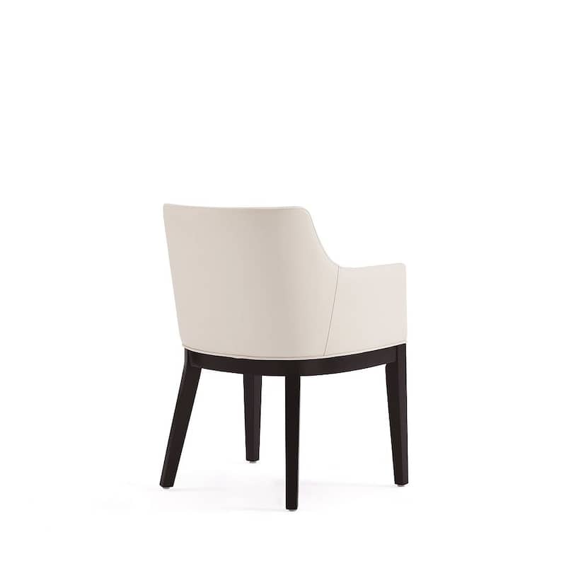 Manhattan Comfort Gansevoort Modern Faux Leather Dining Armchair
