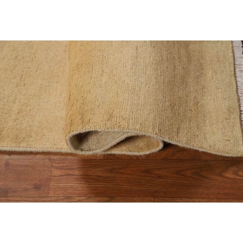 Modern Gabbeh Oriental Foyer Rug Handmade Wool Carpet - 2'7"x 3'10"