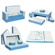 preview thumbnail 8 of 9, Costway 4-in-1 Crawl Climb Foam Shapes Playset Softzone Toy Kids - White + Blue - See Details