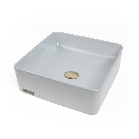 Concretti Designs Handmade Phoenix Concrete Vessel Sink/Washbasin.