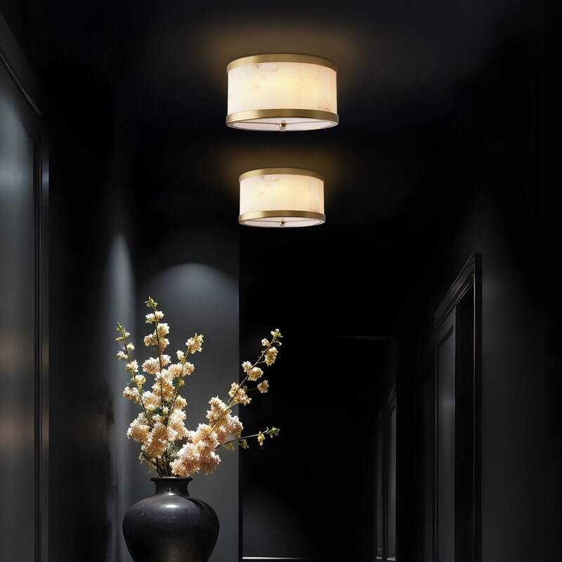 Lucerne Flush Mount - Gold
