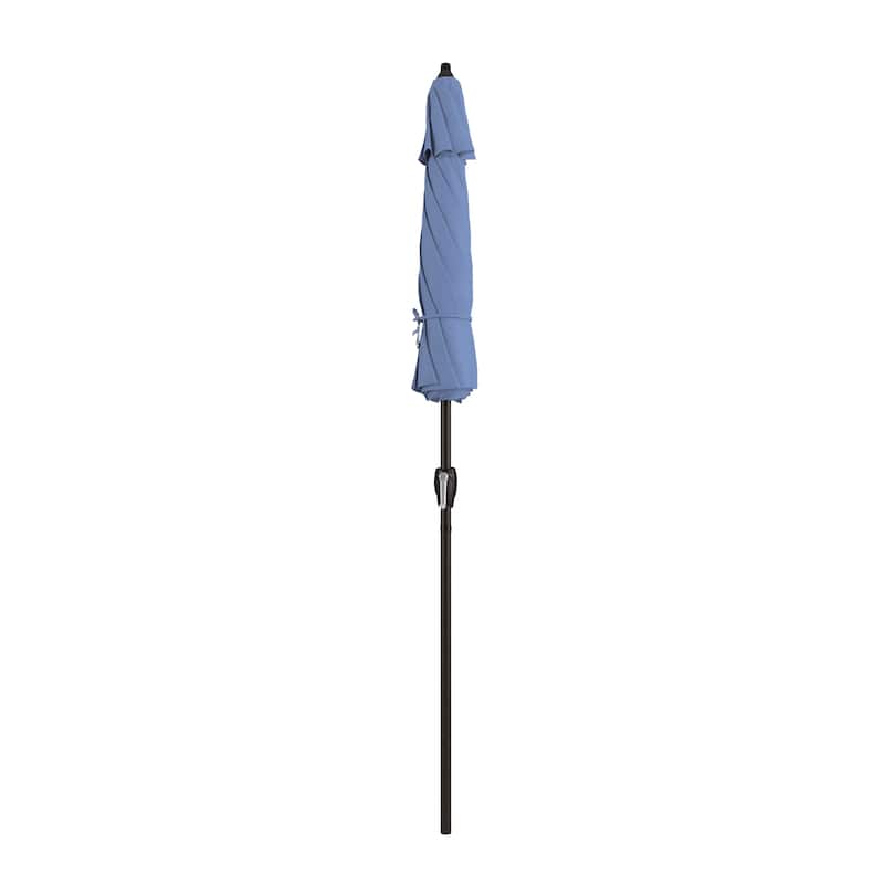 North Bend7.5 Foot Crank Lift Auto Tilt Patio Umbrella Outdoor Rated Acrylic Fabric by Havenside Home
