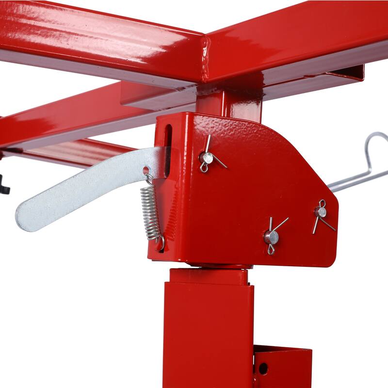 Drywall Lift Panel Hoist Dry Wall Rolling Panel, 13FT Sheetrock Lift Drywall Lift 150LBS Heavy Duty Lifter with 4 Wheels