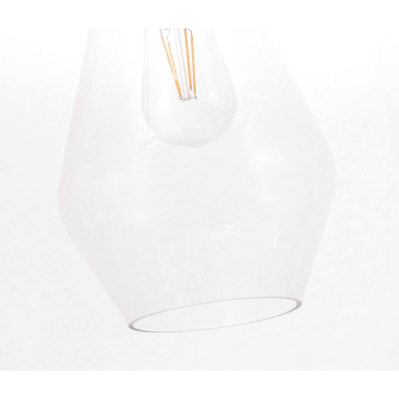 Gerald 1-light Elongated Glass Shade Hanging Pendant Light