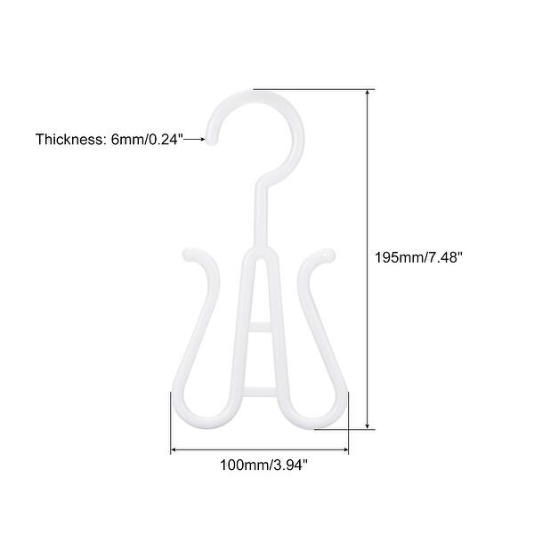 Shoe Hanging Hooks 195mmx100mm PP Shoes Holder Storage Organizer 10Pcs