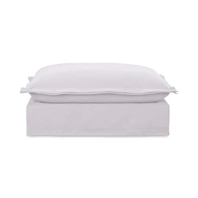 NADAAL STUDIOS Morgan, Ottoman With Livesmart Performance Fabric