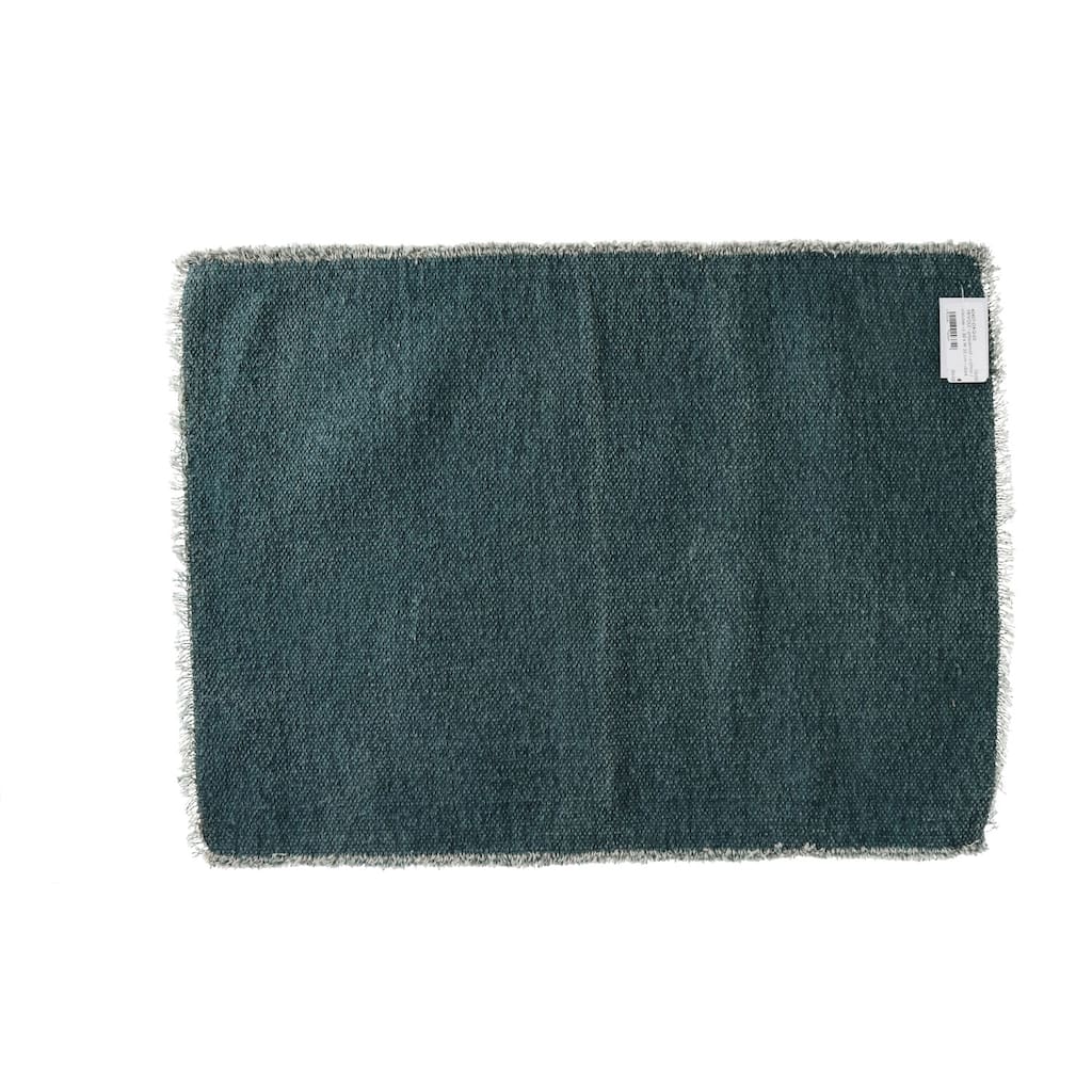 Frivole Dark Aqua Cotton Placemat