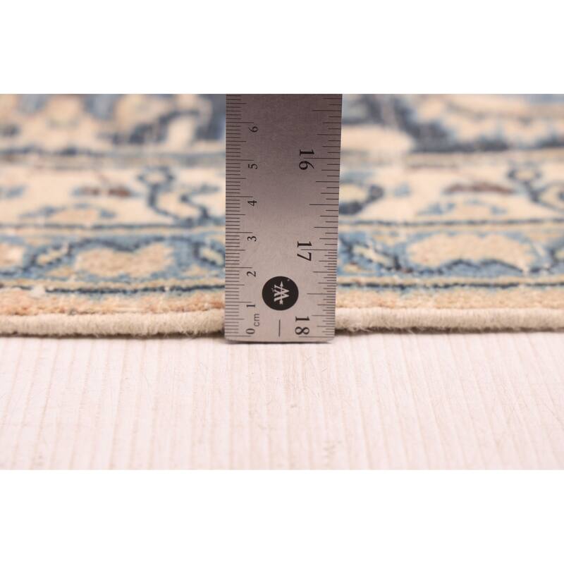 ECARPETGALLERY Hand-knotted Antalya Vintage Beige Wool Rug - 6'6 x 9'9