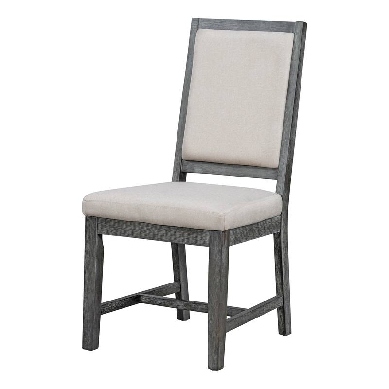 Nestfair 5-Piece Dining Set with Extendable Round Table and 4 Upholstered Chairs