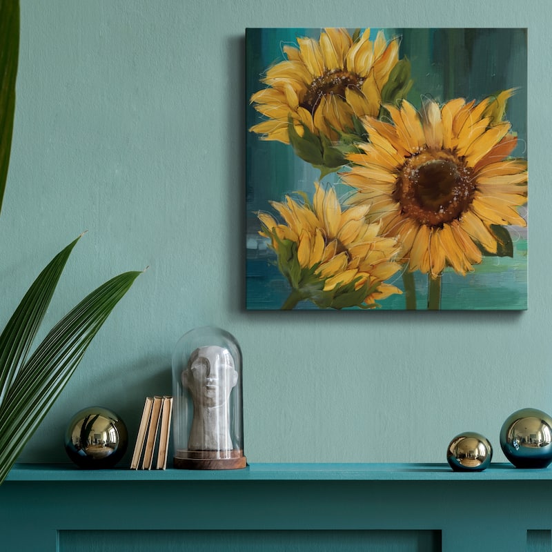 Sunflower I-Premium Gallery Wrapped Canvas - Ready to Hang