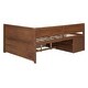 preview thumbnail 31 of 31, Full Size Daybed with Drawers and Shelves Storage Bed Frame