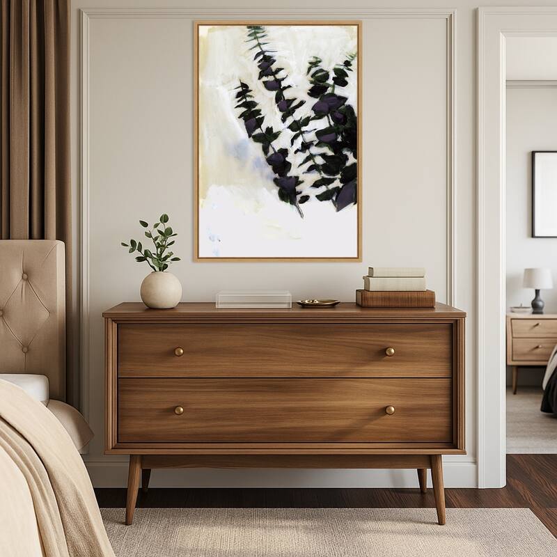 Eucalyptus Painting No. 1 by Cartissi (23 x 33 in.), Framed Canvas Wall Art Print