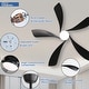preview thumbnail 27 of 118, Sofucor 45/52 Inch Ceiling Fan with Remote & Lights Quiet DC Motor 5 Blade High CFM Modern Fan