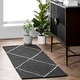 preview thumbnail 72 of 73, Nuloom Handmade Dotted Trellis Wool Kids Nursery Rug Charcoal - 2' x 6' - Runner