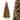 Costway 7ft Pre-lit PVC Christmas Halloween Pencil Tree Black with 350 - 2.5’x 7’(D x H)
