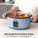 preview thumbnail 27 of 46, 10qt Large Capacity Digital Slow Cooker with Aluminum Pot