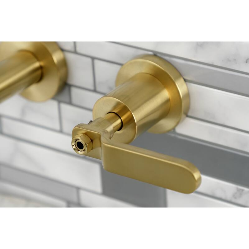 Whitaker Two-Handle 3-Hole Wall Mount Tub Faucet