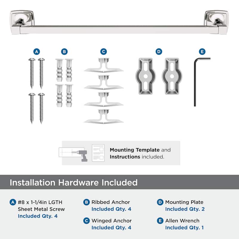 Amerock Stature 18" Towel Bar