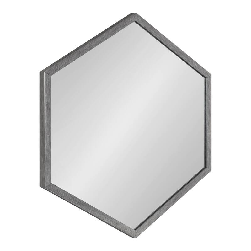 Kate and Laurel Laverty Framed Hexagon Wall Mirror