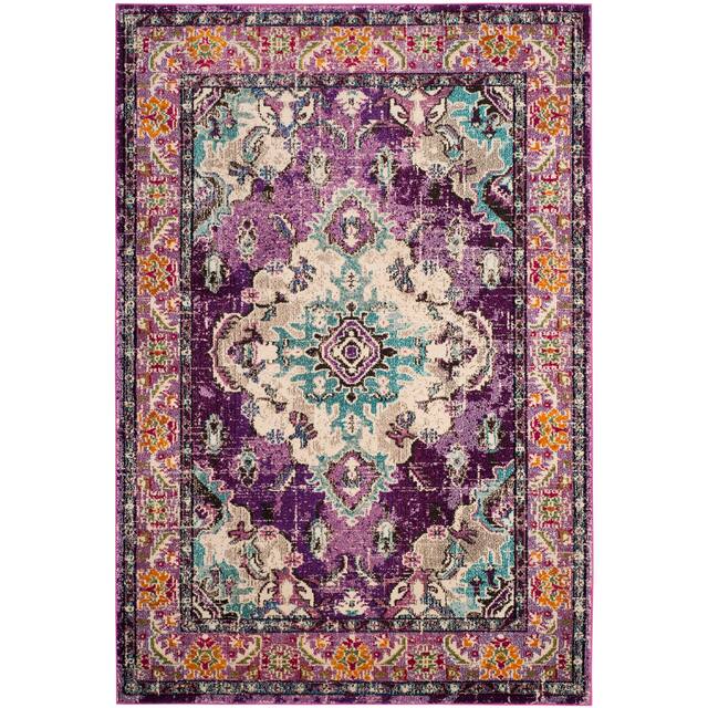 SAFAVIEH Monaco Lillie Boho Medallion Distressed Area Rug