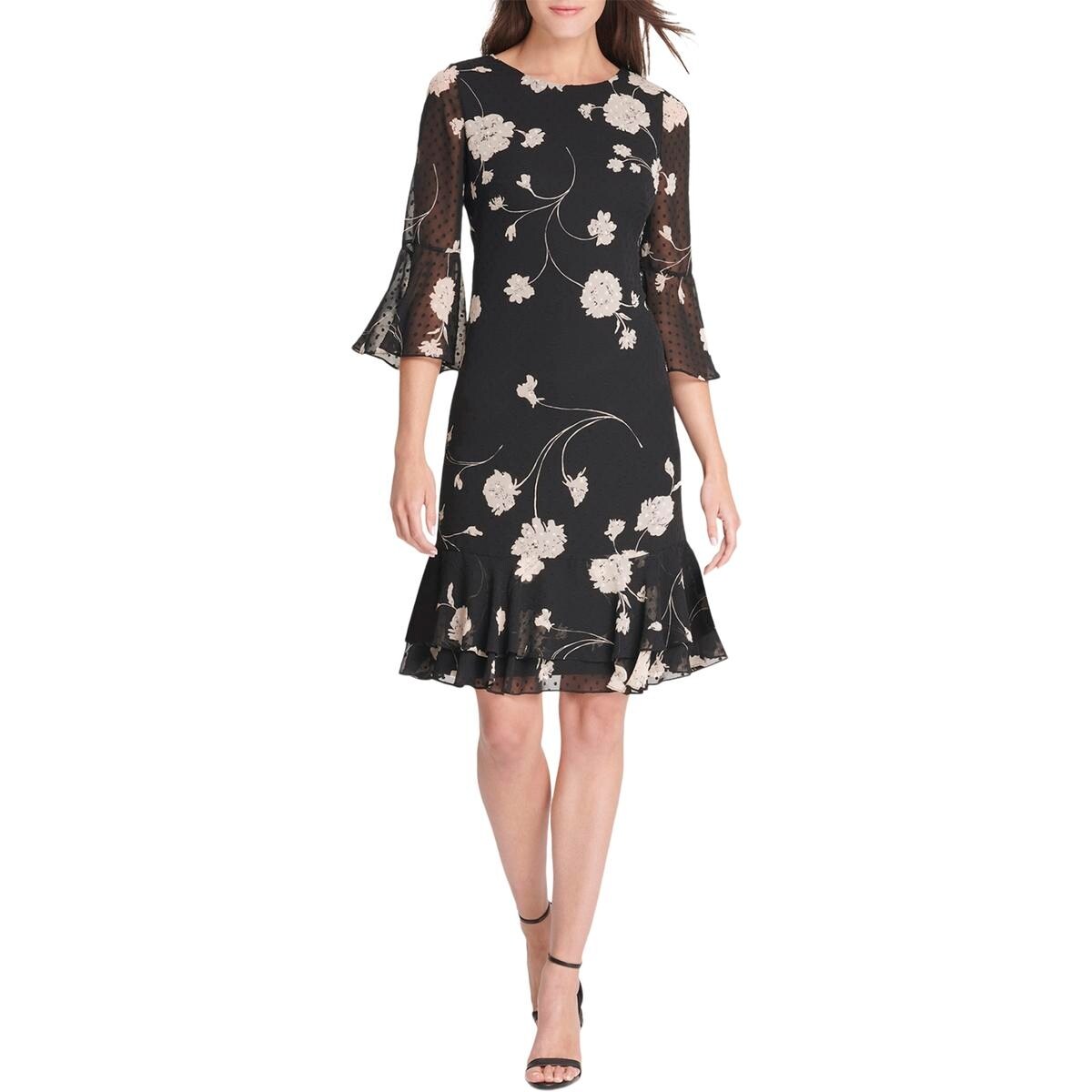 Shop Jessica Howard Womens Casual Dress Swiss Dot Floral