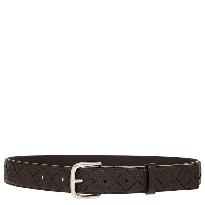 Bottega Veneta Men's Intrecciato Taurillon Belt - 105