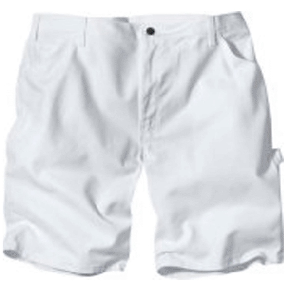 painter shorts white