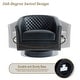 preview thumbnail 51 of 79, 2 Set Tufted PU Vegan Leather Swivel Barrel Chair with Nailheads Trim