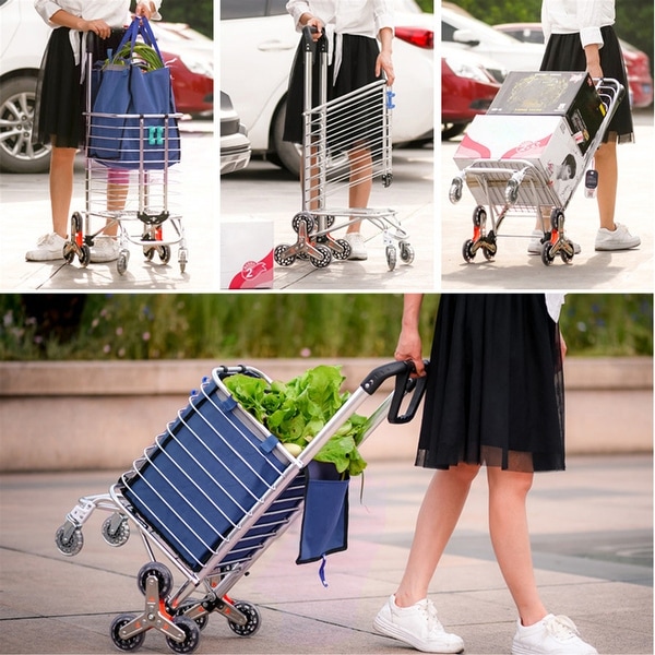 Folding shopping cart for stairs outlet