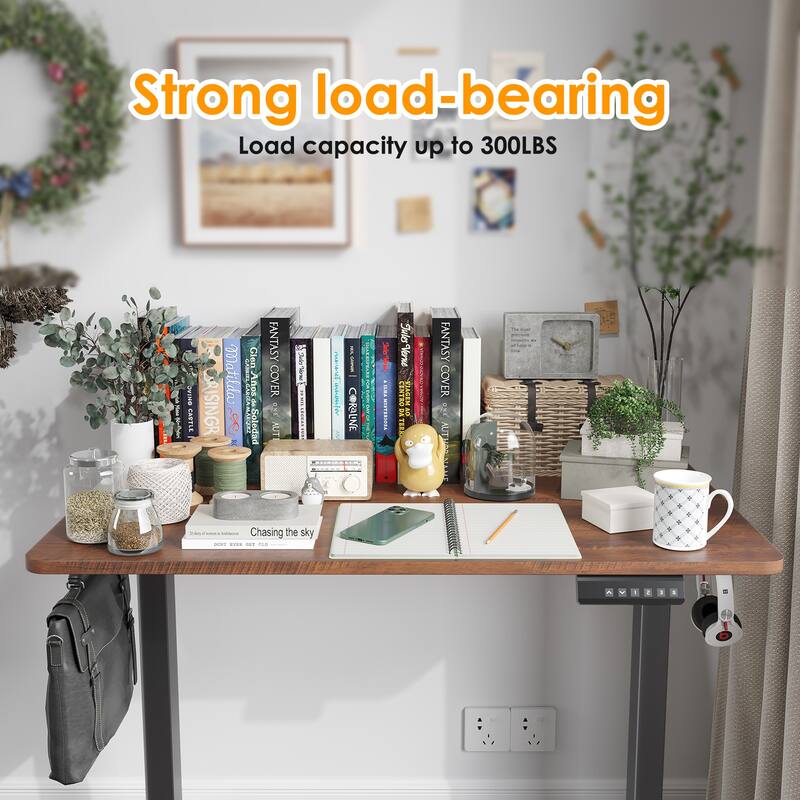Electric Standing Desk Adjustable Height Sit Stand Home Office Desk