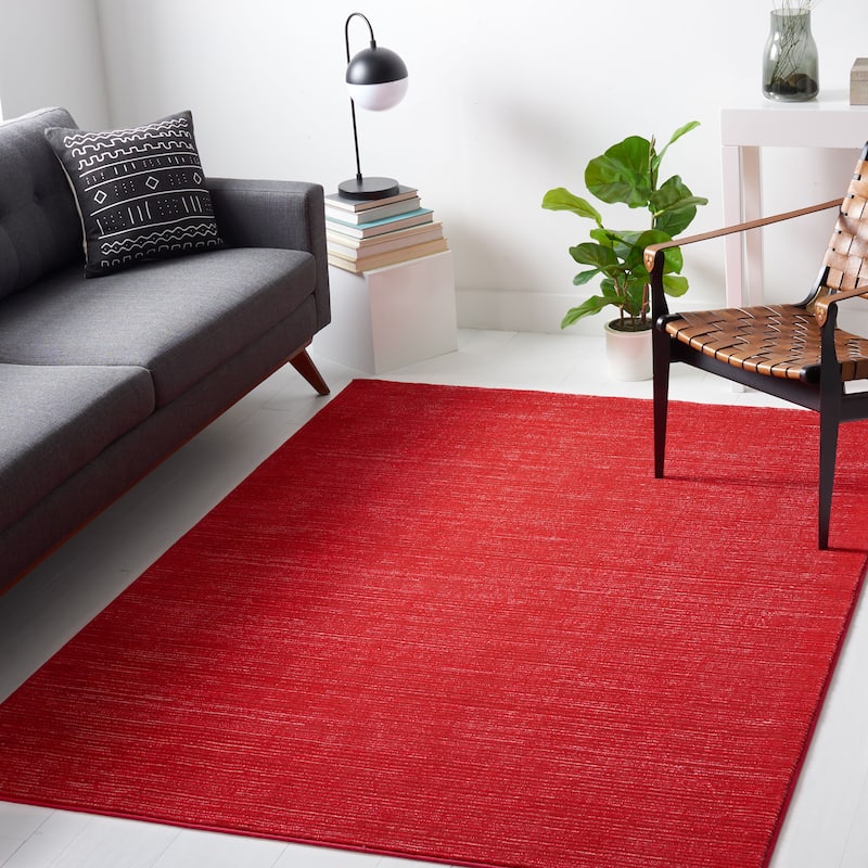 SAFAVIEH Vision Tanasa Modern Ombre Tonal Rug - 4' x 6' - Red