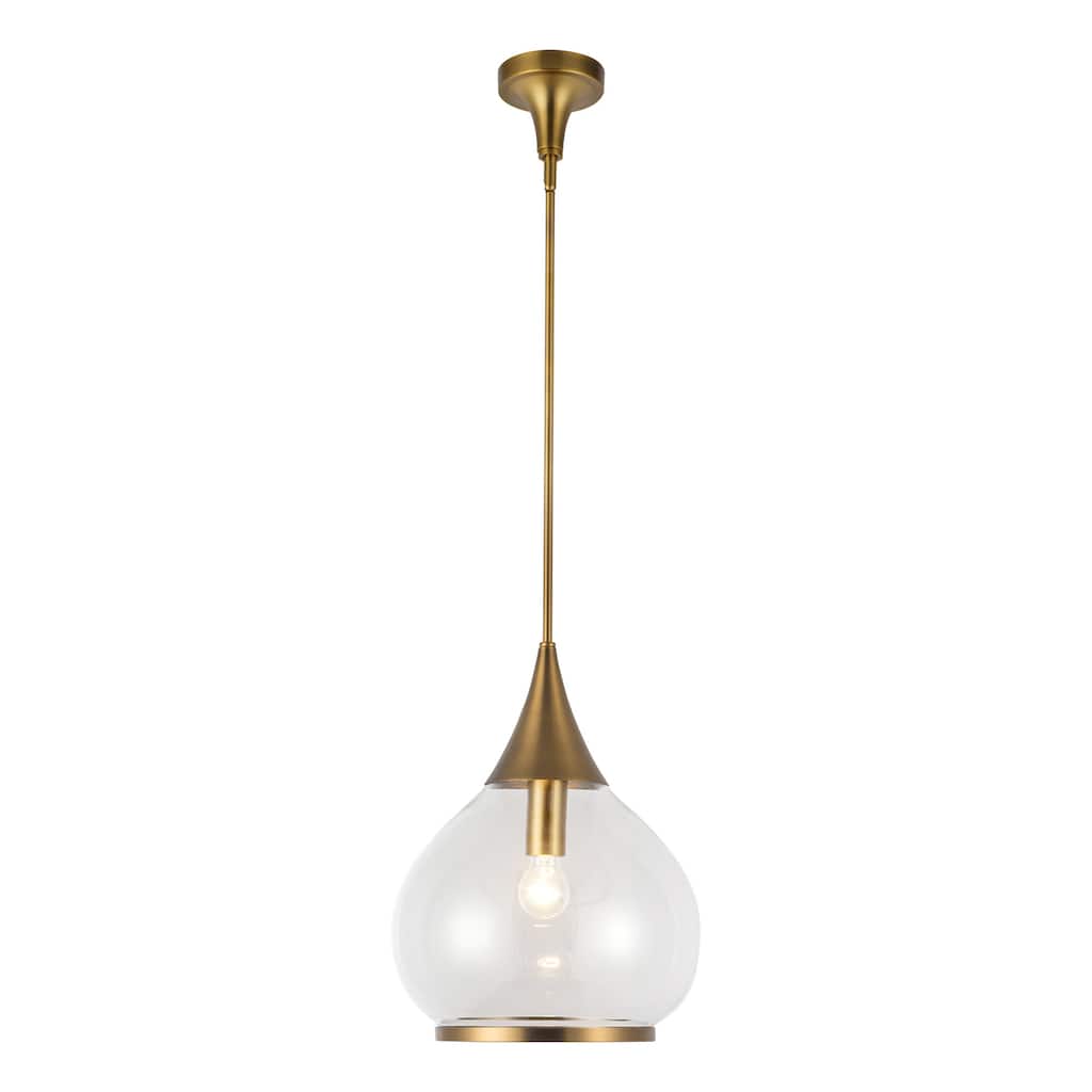 Alora Lighting PD524214CL Hazel 14" Wide Pendant with Clear Glass