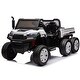 preview thumbnail 28 of 38, 24V 2-Seater UTV-XXL Ride On Truck with Dump Bed for kid,Ride On 4WD UTV with 6 Wheels,Tipping and Openable Rear Cargo Bed Black