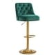preview thumbnail 14 of 34, HOMYKA 360 Degrees Swivel Bar Chair With Adjustable Height and Metal Feet Bar Stool Set of 2