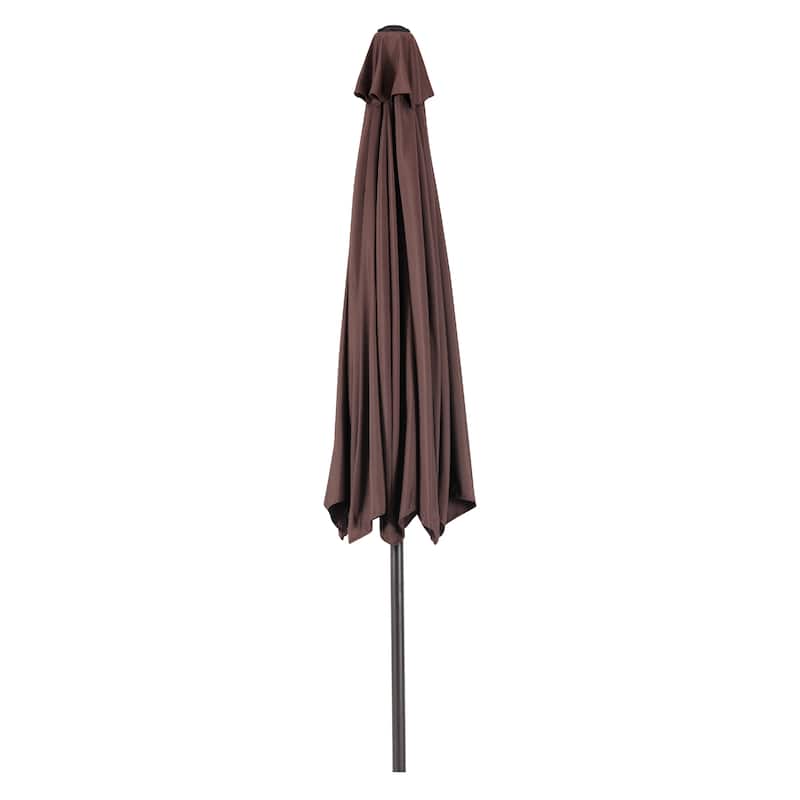 Holme 9-foot Steel Market Patio Umbrella with Tilt-and-Crank