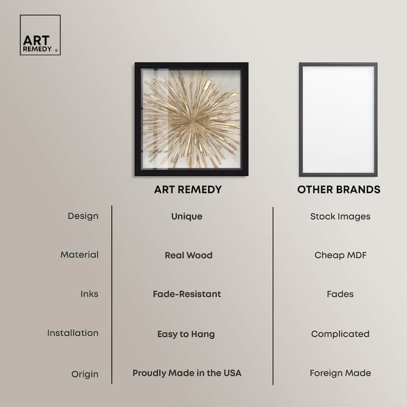 Golden Zenith Shadowbox by Art Remedy