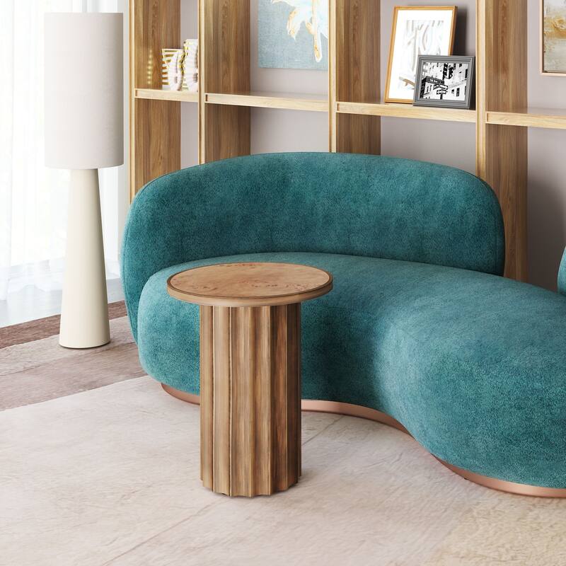 Afinato Side Table Brown - Brown